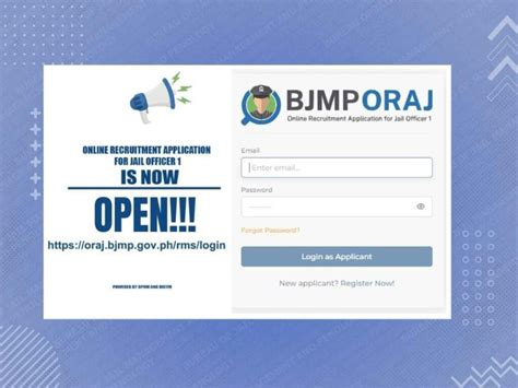 bjmp oraj login|BJMP Online Application is Open for Jail Officer 1 Applicants.